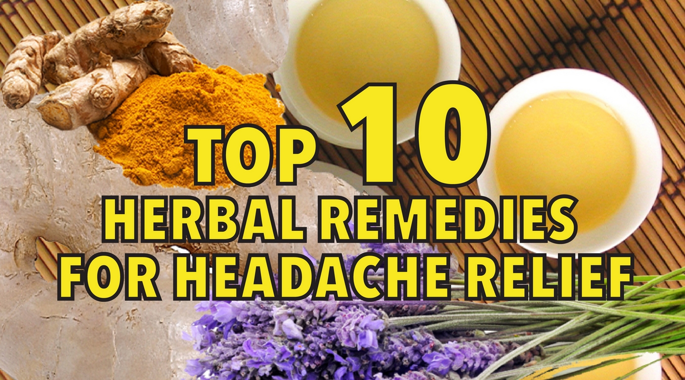 Top 10 herbal remedies for headache relief